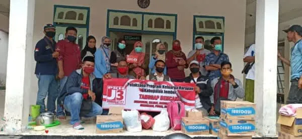 PKH Jember, Bantu Korban Banjir Di Bangsalsari