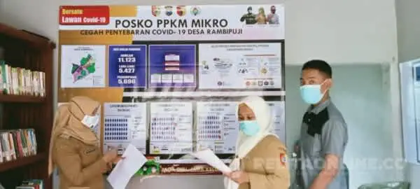 Pemdes Rambipuji Beri Pembinaan Pada Koordinator Petugas PPKM