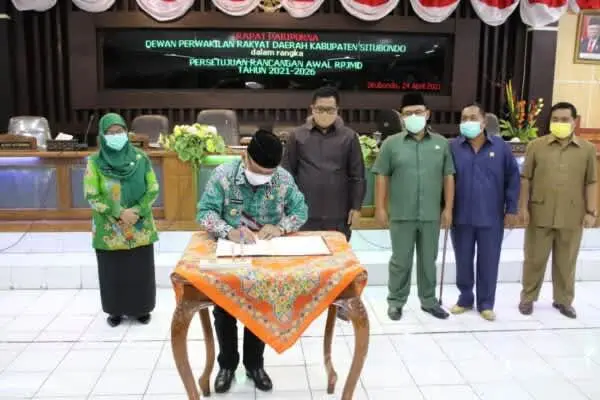 Pemkab dan DPRD Situbondo Setujui Rancangan Awal RPJMD 2021-2026