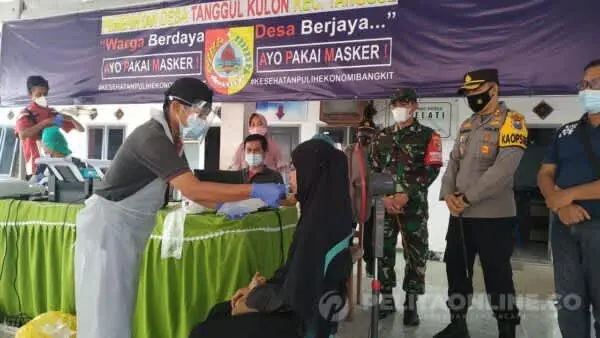 Satgas Covid 19 Jember Lakukan Test GeNose di Acara Haul Habib Sholeh