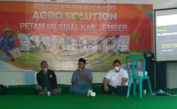 IKA PMII Jember, Ajak Petani Milenial Tidak Ketergantungan Pupuk Subsidi
