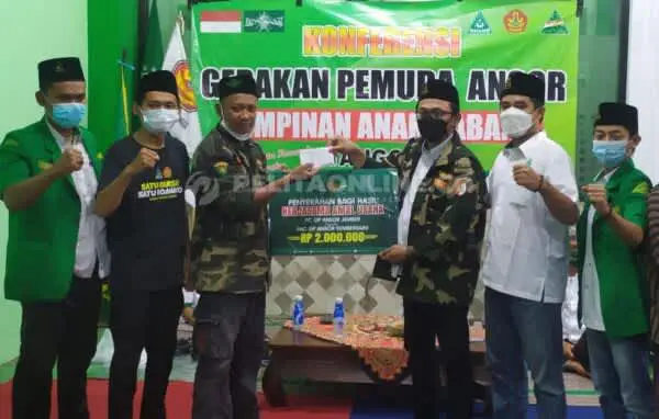 PC GP Ansor Jember Serahkan Bagi Hasil Amal Usaha