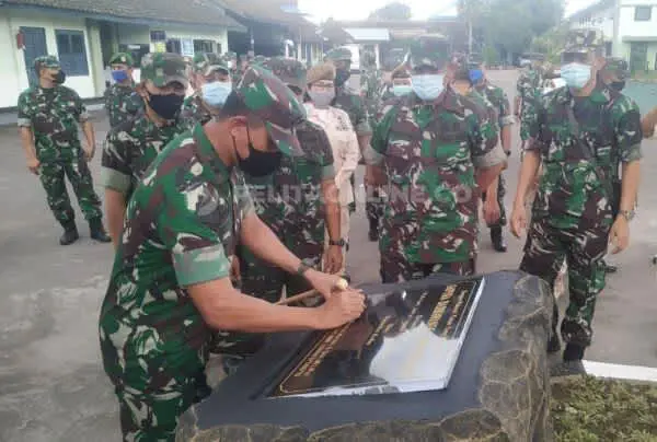 Dandim 0824 Jember Resmikan Gapura Dharmawangsa Jelang Pindah Tugas
