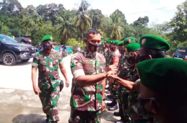 Dandim 0302/Inhu Kunjungi Koramil 08/Km, Menindaklanjuti Amanat KASAD