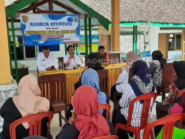 Desa Pakusari Gelar Rembuk Stunting Untuk Penyusunan RKP