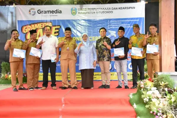 Disperpusip Situbondo Gelar Pameran Buku, Wabup Nyai Khoi : Gemar Membaca Wujudkan SDM Berkualitas