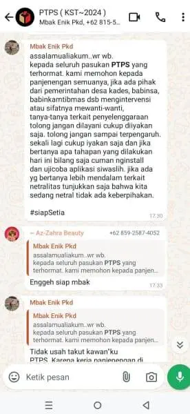 Oknum Panwascam dan PKD di Puger, Diduga Berpihak ke Salah satu Paslon Pilkada di Jember