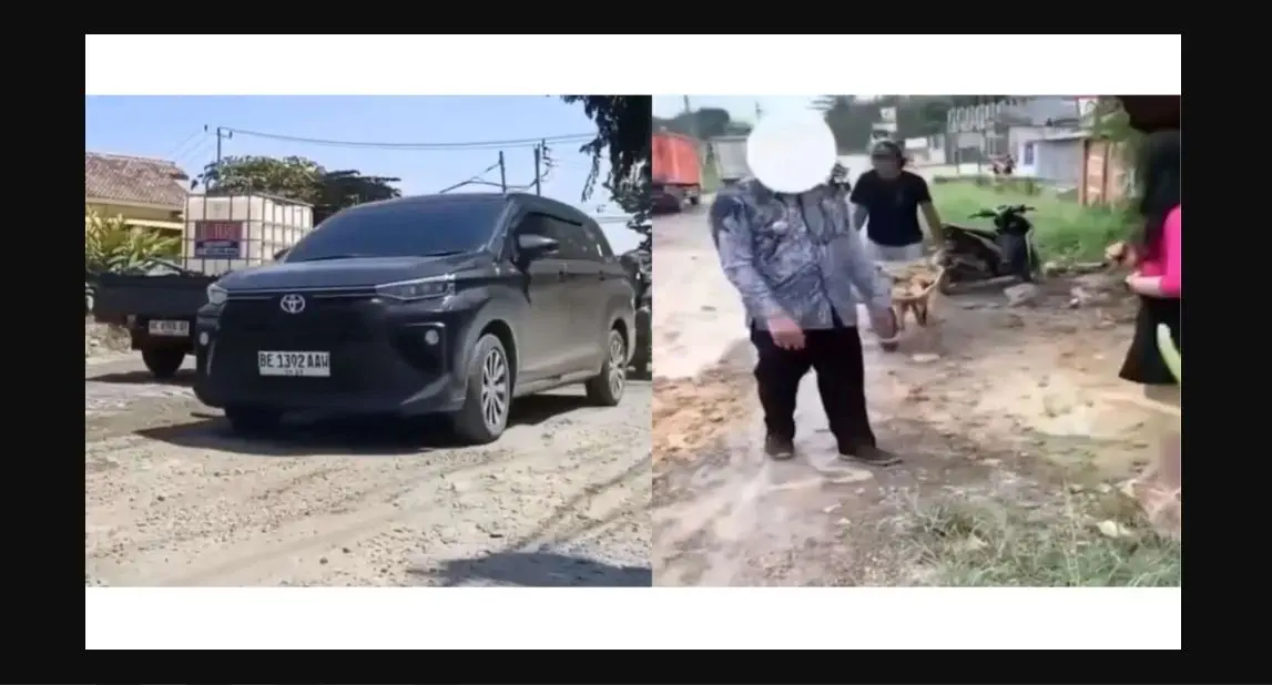Camat Larang Rekam Jalan Rusak: Viral dan Kontroversi di Bandar Lampung
